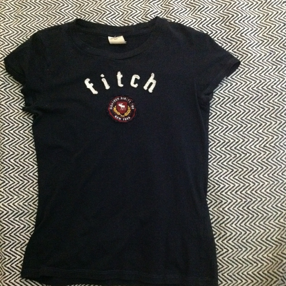 Abercrombie and Fitch Navy Blue Comfy T-Shirt!!!!